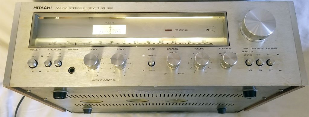 Vintage HITACHI SR-303 AM-FM Stereo Receiver | eBay