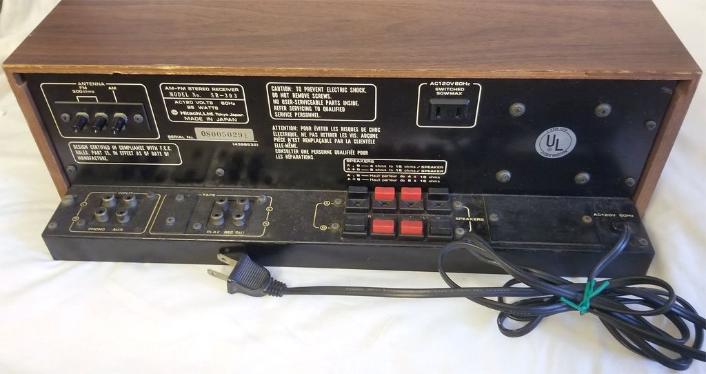 Vintage HITACHI SR-303 AM-FM Stereo Receiver | eBay