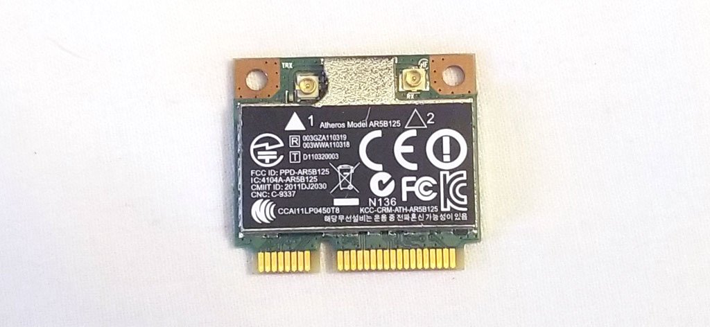 Carte Wifi Atheros AR5B95 Pour Asus X54HR-SX034V - T77H121.32 - Occasion
